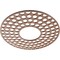 Ekena Millwork Fink Wood Fretwork Pierced Ceiling Medallion, Wood (Paint Grade), 18"OD x 6 1/2"ID x 3/8"T CMWP18X18X0375FFMF - alternate 4